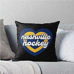 Art Throw Pillow Nashville Predators
