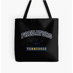 Art Nashville Predators All Over Print Tote Bag