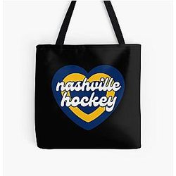 Art Nashville Predators All Over Print Tote Bag