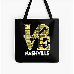 Art Nashville Predators All Print Tote Bag