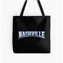 Art Nashville Predators All Over Print Tote Bag