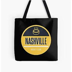 Art Nashville Predators All Print Tote Bag