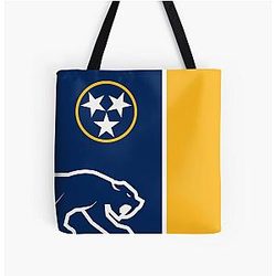 Nashville Predators Design All Print Tote Bag