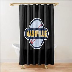 Art Nashville Predators Shower Curtain