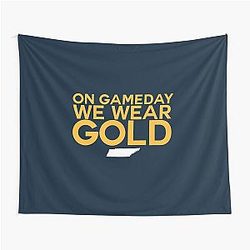 On Gameday We Wear Gold Nashville Predators Tapestry