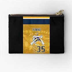 Pekka Rinne Nashville Predators Goalie Jersey Sticker Zipper Pouch