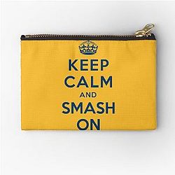 Nashville Predators - Keep Calm Zipper Pouch (blue on gold)