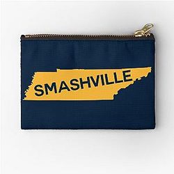 Nashville Predators Smashville Tennessee Zipper Pouch