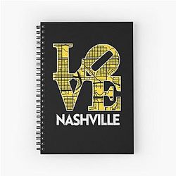 Art Nashville Predators Spiral Notebook
