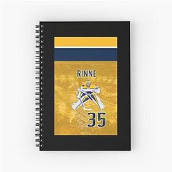 Pekka Rinne Nashville Predators Goalie Jersey Sticker Notebook