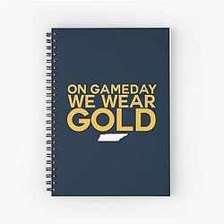 On Gameday We Wear Gold Nashville Predators Notebook