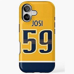 Nashville Predators Roman Josi Home Jersey Back Phone Case iPhone Tough Case