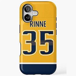 Nashville Predators Pekka Rinne Home Jersey Back Phone Case iPhone Tough Case