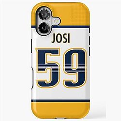 Nashville Predators Roman Josi Away Jersey Phone Case iPhone Tough Case