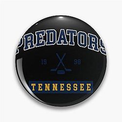 Art Nashville Predators Pin
