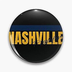 Art Nashville Predators Pin