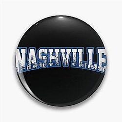 Art and Nashville Predators Pin