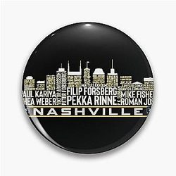 Art Nashville Predators Pin