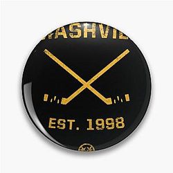 Art Nashville Predators Pin