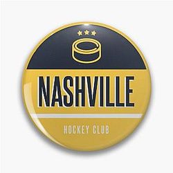 Art Nashville Predators Pin