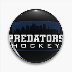 Art Nashville Predators Pin