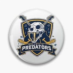 Nashville Predators Alternate Logo Design Pin