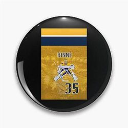 Pekka Rinne Nashville Predators Goalie Jersey Sticker Pin