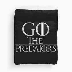 Go The Nashville Predators Duvet Cover