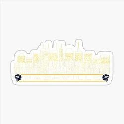 Art Nashville Predators Sticker