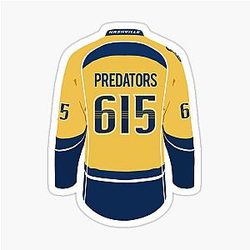 Nashville Predators Jersey Sticker