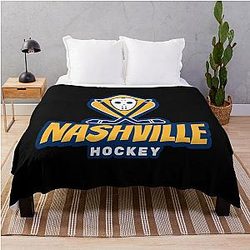 Art Nashville Predators Throw Blanket