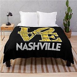 Art Nashville Predators Throw Blanket