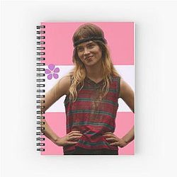 Natalie Scatorchio Sapphic Flag Spiral Notebook