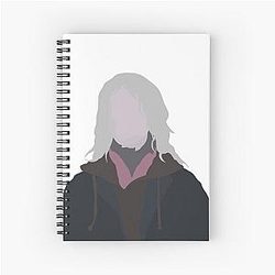 Natalie Scatorccio Decal Yellowjackets Spiral Notebook