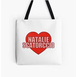 Natalie Scatorce Heart All Over Print Tote