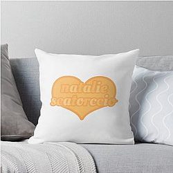 Natalie Scatorce Yellowjackets Heart Throw Pillow