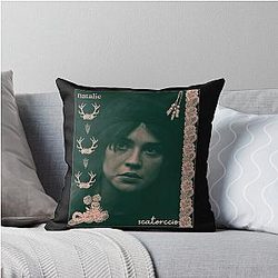 Antler Queen - Natalie Scatorce Throw Pillow