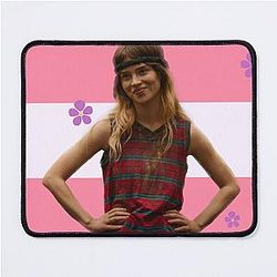 Natalie Scatora Sapphic Flag Mousepad