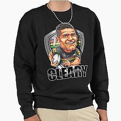 Nathan Cleary cartoon Penrith Panthers Unique artwork by Brocker Sweatshirt