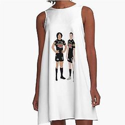 Jarome Luai and Nathan Cleary Penrith Panthers NRL A-Line Dress