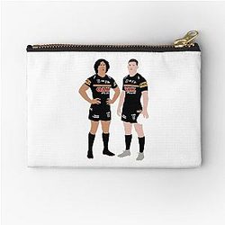 Jarome Luai and Nathan Cleary Penrith Panthers NRL Zipper Pouch