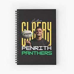 Nathan Cleary Penrith Panthers Spiral Notebook