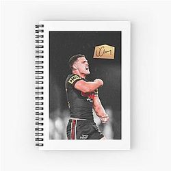 Nathan Cleary Signature Tee NRL Panthers Spiral Notebook