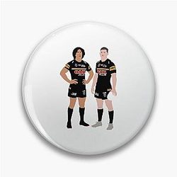 Jarome Luai and Nathan Cleary Penrith Panthers NRL Pin