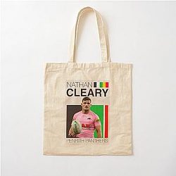 Penrith Panthers Nathan Cleary Cotton Tote Bag