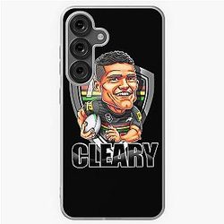 Nathan Cleary cartoon - Penrith Panthers Unique artwork by Brocker Samsung Galaxy Soft Case