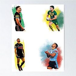 Nathan Cleary Sticker Set T Shirt Poster