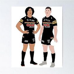 Jarome Luai Nathan Cleary Penrith Panthers NRL Poster