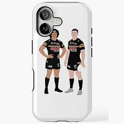 Jarome Luai and Nathan Cleary Penrith Panthers NRL iPhone Tough Case