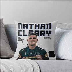 Nathan Cleary Clive Churchill Medalist Throw Pillow